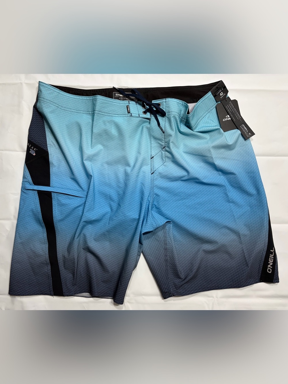 O’Neill Superfreak Bionic Board Shorts Stretch Surf Swim Trunks 20” Mens 42 Blue